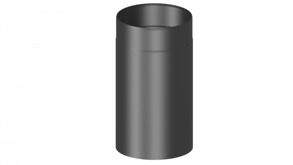 Ofenrohr / Rauchrohr, 330mm Länge in schwarz oder grau