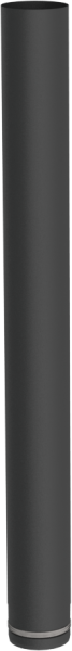 Pelletrohr mit 1000mm Länge in schwarz, grau oder unlackiert